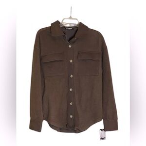 Steve Madden Brown Button Down Shirt